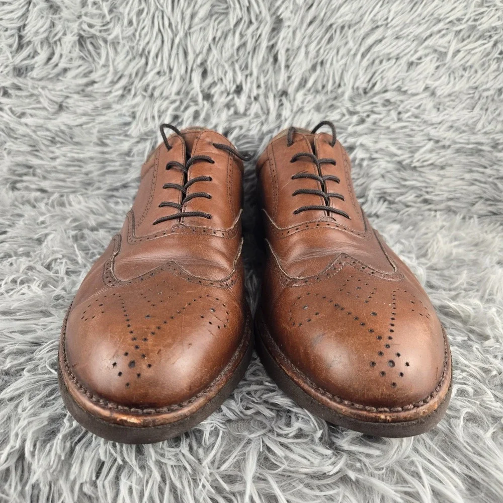 Rockport Mens 13M‎ Brown Leather DressSports Vibram Wingtip Oxford 13273